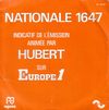 disque radio nationale 1647 nationale 1647 indicatif de l emission animee par hubert sur europe 1